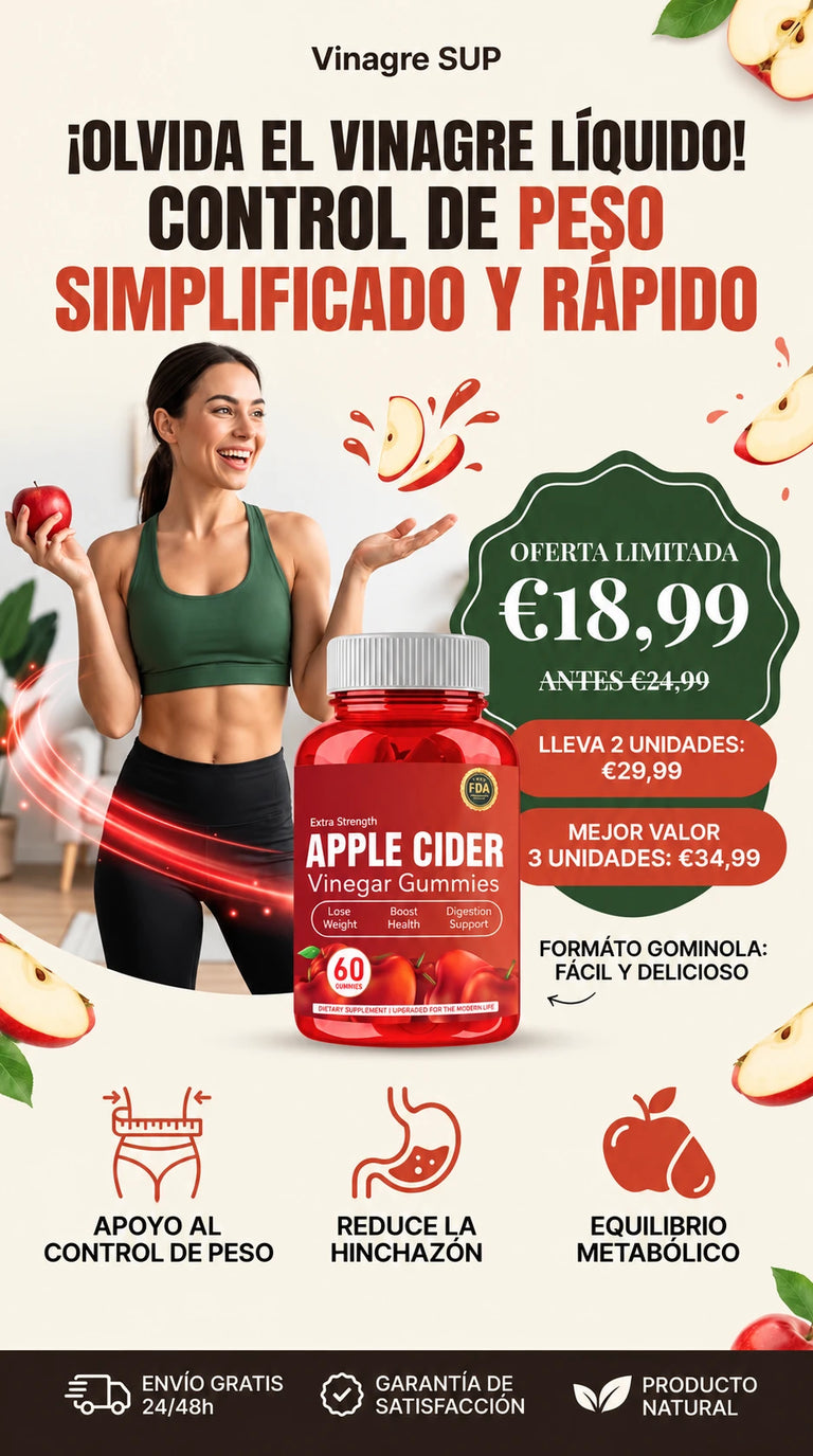 Gomitas de vinagre de manzana