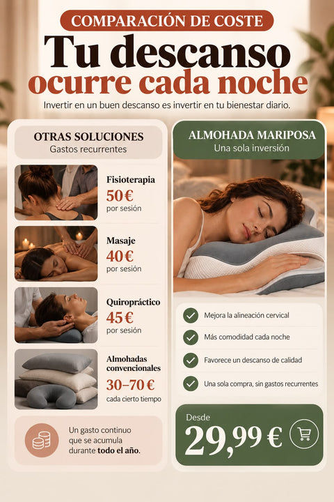 Comparación de costes de descanso